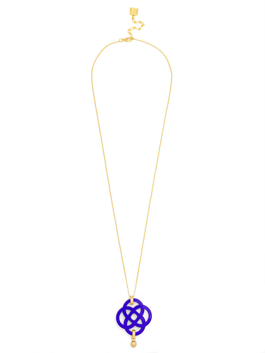 Dainty クローバーペンダント ロングチェーンネックレス