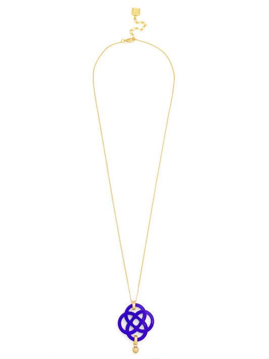 Dainty クローバーペンダント ロングチェーンネックレス