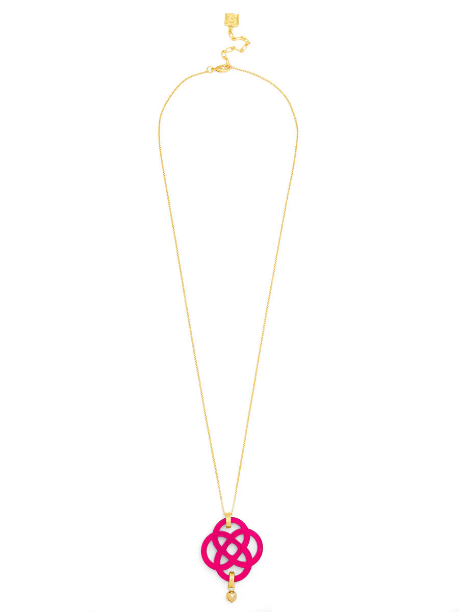 Dainty クローバーペンダント ロングチェーンネックレス