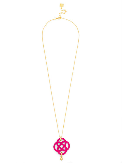 Dainty クローバーペンダント ロングチェーンネックレス