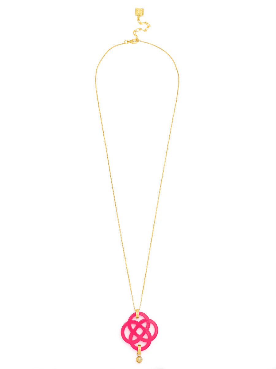 Dainty クローバーペンダント ロングチェーンネックレス