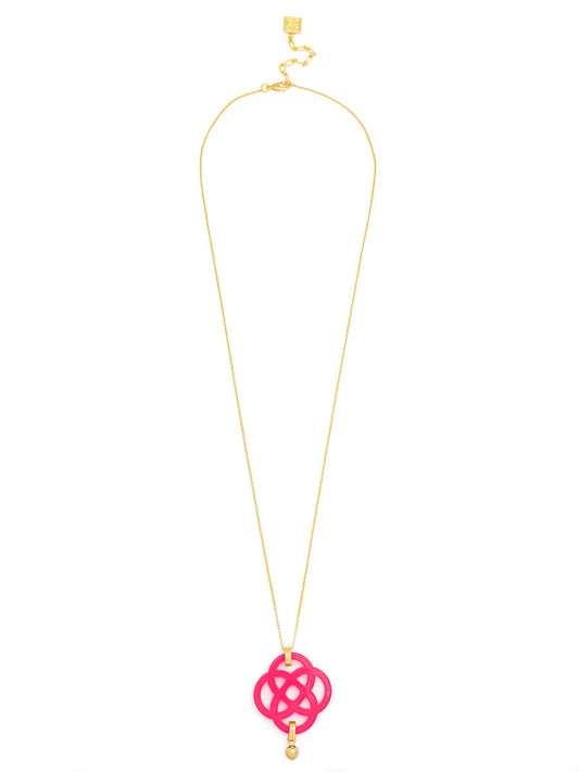 Dainty クローバーペンダント ロングチェーンネックレス
