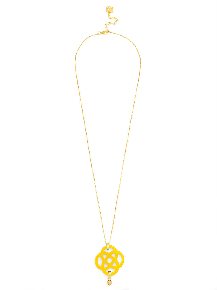 Dainty クローバーペンダント ロングチェーンネックレス
