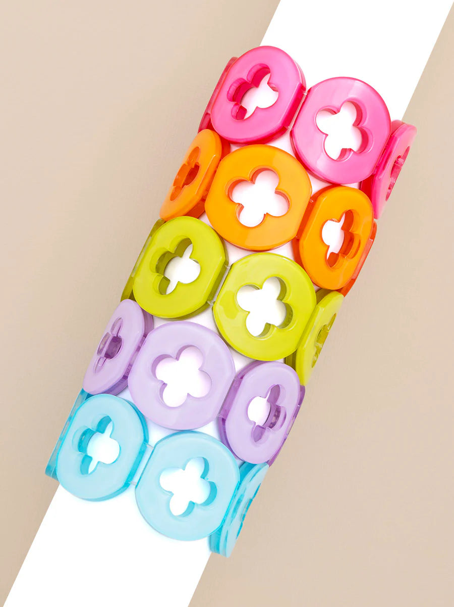 Felicity レジンクローバー ブレスレット