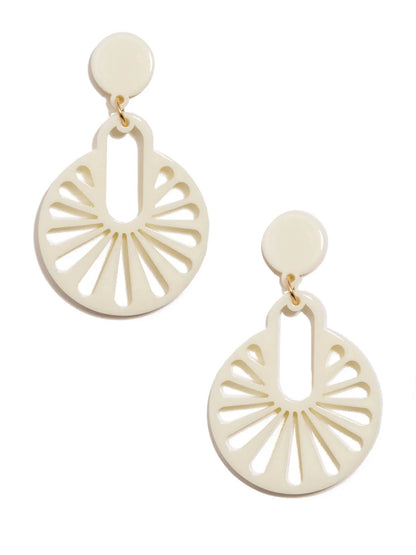 Fannie カットアウトドロップピアス
