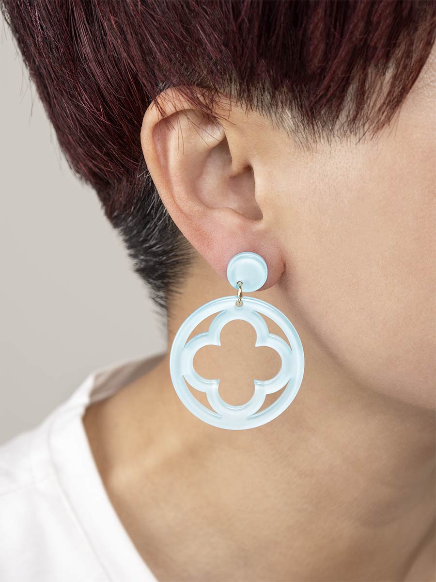 Felicity オープンクローバードロップピアス